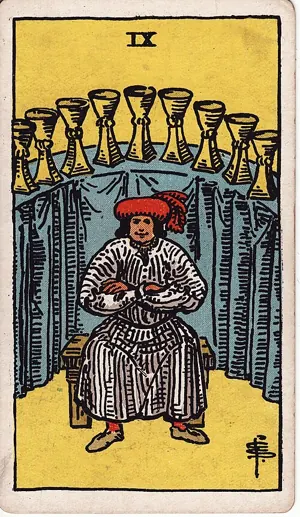 컵 9 타로 카드 (Nine of Cups)