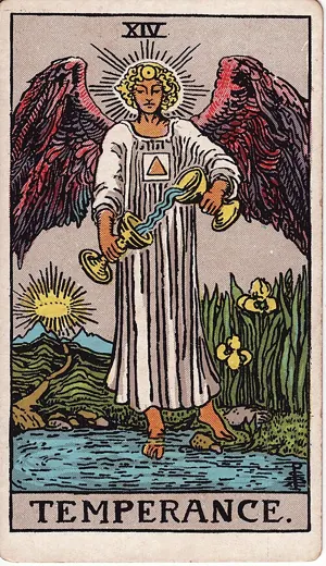 절제 타로 카드 (Temperance)