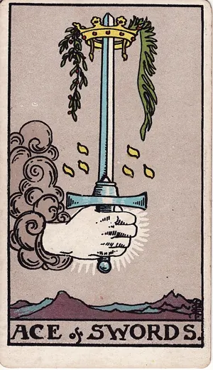 소드 에이스 타로 카드 (Ace of Swords)