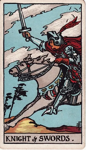 소드 나이트 타로 카드 (Knight of Swords)