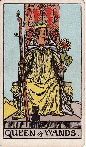 완드 퀸 타로 카드 (Queen of Wands)